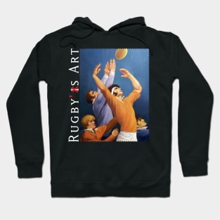 Rugby Line-Out Oil by PPereyra Hoodie